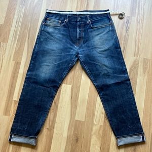 Gap Stretch Selvedge Jeans Athletic Taper Fit 36x30